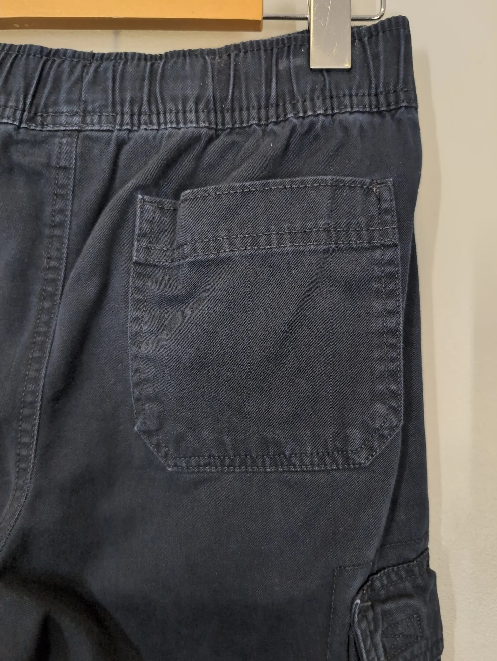 3/$20 Childrens Place Boys Navy Blue Cargo Pants Size 14 Adjustable Waist Cotton - Picture 5 of 10